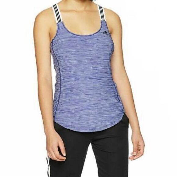 Adidas X-Back Performance Training Tank Light Blue LG - Picture 1 of 7